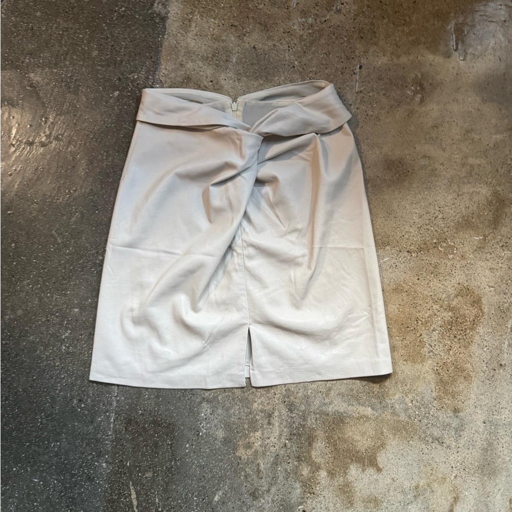 Nanushka Milo Twisted Vegan Leather Mini Skirt NWOT